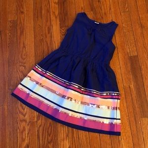 Gymboree Blue & Multi Color Girls Dress